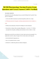 R 508 Pharmacology Nursing Practice Exam Questions and Correct Answers