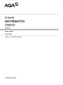 OCR A-level MATHEMATICS 7357/2  2024 Paper 2