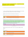 HESI EXIT EXAM FUNDAMENTAL –142 QUESTION AND ANSWERS WITH RATIONALE