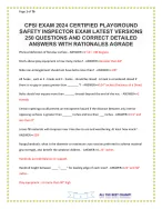 CPSI EXAM 2024 CERTIFIED PLAYGROUND SAFETY INSPECTOR EXAM LATEST ...