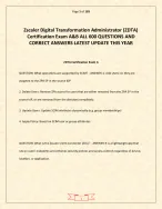Zscaler Digital Transformation Administrator (ZDTA) Certification Exam A&B ALL 600 QUESTIONS
