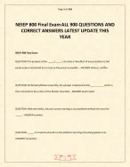 NEIEP 800 Final Exam ALL 900 QUESTIONS AND CORRECT ANSWERS LATEST UPDATE THIS YEAR .pdf