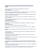 Florida 2-20 Agents License Exam Real Exam Questions and Correct Answers