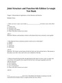 Joint Structure and Function 6th Edition Levangie Test Bank Chapter 1 - 12 Updated 2023