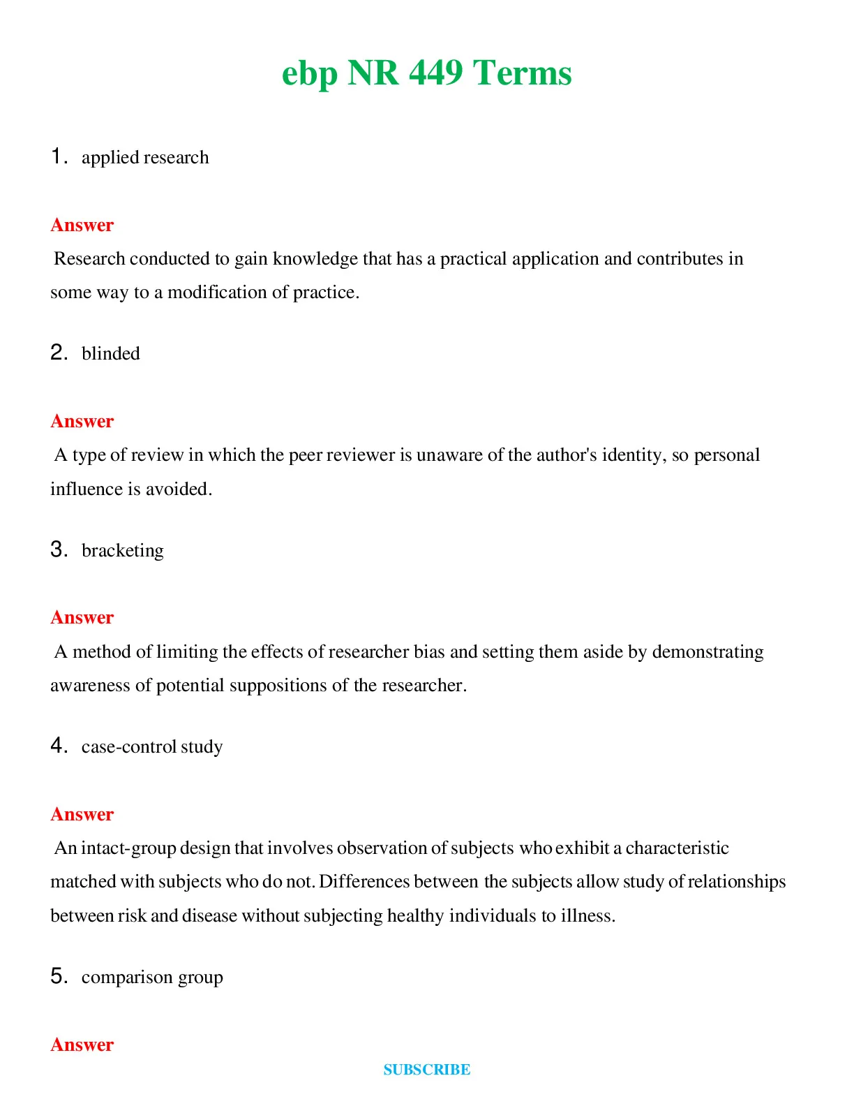 Quiz 2 NR 449 (Latest 2024 / 2025) Questions and Answers (Verified ...