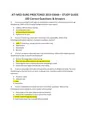 ATI MED SURG PROCTORED 2019 EXAM – STUDY GUIDE 100 Correct Questions ...