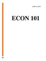 ECON 101 EXAM