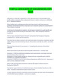 TCFP & GFD HAZMAT AWARENESS/OPS TEST QUESTIONS AND ANSWERS LATEST UPDATED 2022.