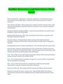 HazMat Awareness and Operations Study Guide Terms And Explanations