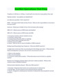 HazMat Operations Test Prep Questions And Answers( With Complete Top Solution Rated A)