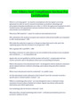 UHC Ethics And Compliance Section For Certification Questions And Answers( With Complete Top
