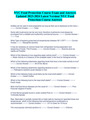 NYC Food Protection Course Exam and Answers Updated 2023 2024 Latest NYC Food Protection Course Exam and Answers Updated 2023 2024 Latest