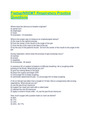 Fisdap/NREMT Respiratory Practice Questions - DocMerit