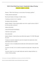 NR 511 Week 8 Final Exam (Latest) Chamberlain College of Nursing 100% correct answers.