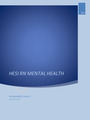 HESI RN MENTAL HEALTH