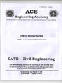 STEEL STRUCTURE ACE MCQs.