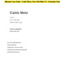 iHuman Case Study - Caleb Metz New