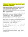 NSG6005 Final Exam – Questions With Complete Solutions