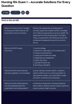 BUNDLE::- NURS 104 EXAMS