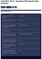 LOG BOLC Test 2 – Questions With Step By Step Solutions
