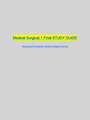 Med-Surg 1 Final Exam Study Guide