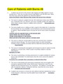 NR 222 Care of Patients with Burns #8 NR 222 Care of Patients with Burns #8