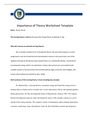 NR501_ImportanceOfTheoryWorksheetTemplate_NOV19 (2)./ complete solution/ rated A