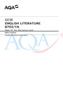 AQA GCSE ENGLISH LITERATURE 8702/1N Paper 1N The 19th-century novel ...