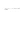NURS6660 EXAM QUESTIONS AND ANSWERS