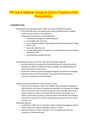 PN ADULT MED SURG ONLINE PRCATICE 2020 REMEDIATION