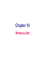 Wireless LANs (IEEE 802.11,CSMA/CA flowchart ,Network Allocation Vector ...