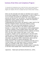 Summary NCAA Ethics and Compliance Program