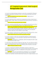 ATI Targeted Assessment med-surg answers.docx