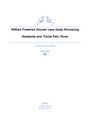 William Frederick iHuman case study Worsening  Headache soap notes and questions