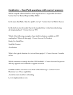 Guidewire – SurePath questions with correct answers - DocMerit