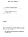 BIOD 171: BIO TEST ONE Q & A