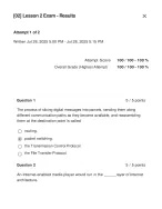 BU 460 Electronic Commerce Exam 2 | Score 100/100 | Ashworth College