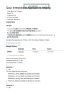 SOWK 550 Quiz 1 | Score 20/20 | Liberty University