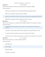 BU 460 Electronic Commerce Exam 4 & 5 | Ashworth College