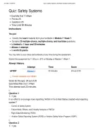 AVIA 300 Quiz: Safety Systems | Score 24/25 | Liberty University