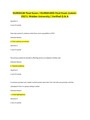 NURS6540 Final Exam / NURS6540N Final Exam (Latest-2021): Walden University | Verified Q & A