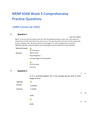 NRNP 6568 Week 5 Comprehensive Practice Questions (100% Correct Jan 2022)