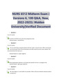 NURS 6512 Midterm Exam ( Version 6 100 Q&A New, 2022-2023) Walden University Verified Document