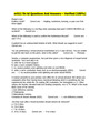 nr511 fin td Questions And Answers – Verified (100%)