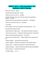 MN551 Quiz 1/354 Questions and Answers/100% Solved.