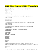 NUR 634 EXAMS  -