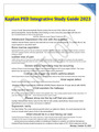 Kaplan PED Integrative Study Guide 2023