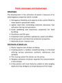 Plastic advantages and diadvantages.pdf