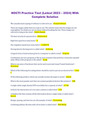 NOCTI Practice Test (Latest 2023 – 2024) With Complete Solution - DocMerit