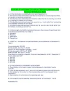 CPA- FAR Test (From GLEIM 40 Practice Questions And Answers With Latest ...